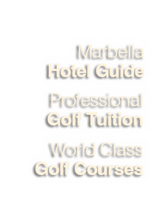 marbella local golf professional guide