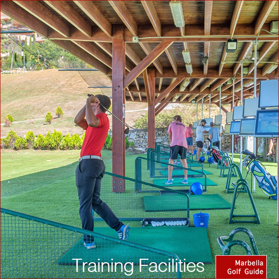 Marbella golf practice facilities and training.